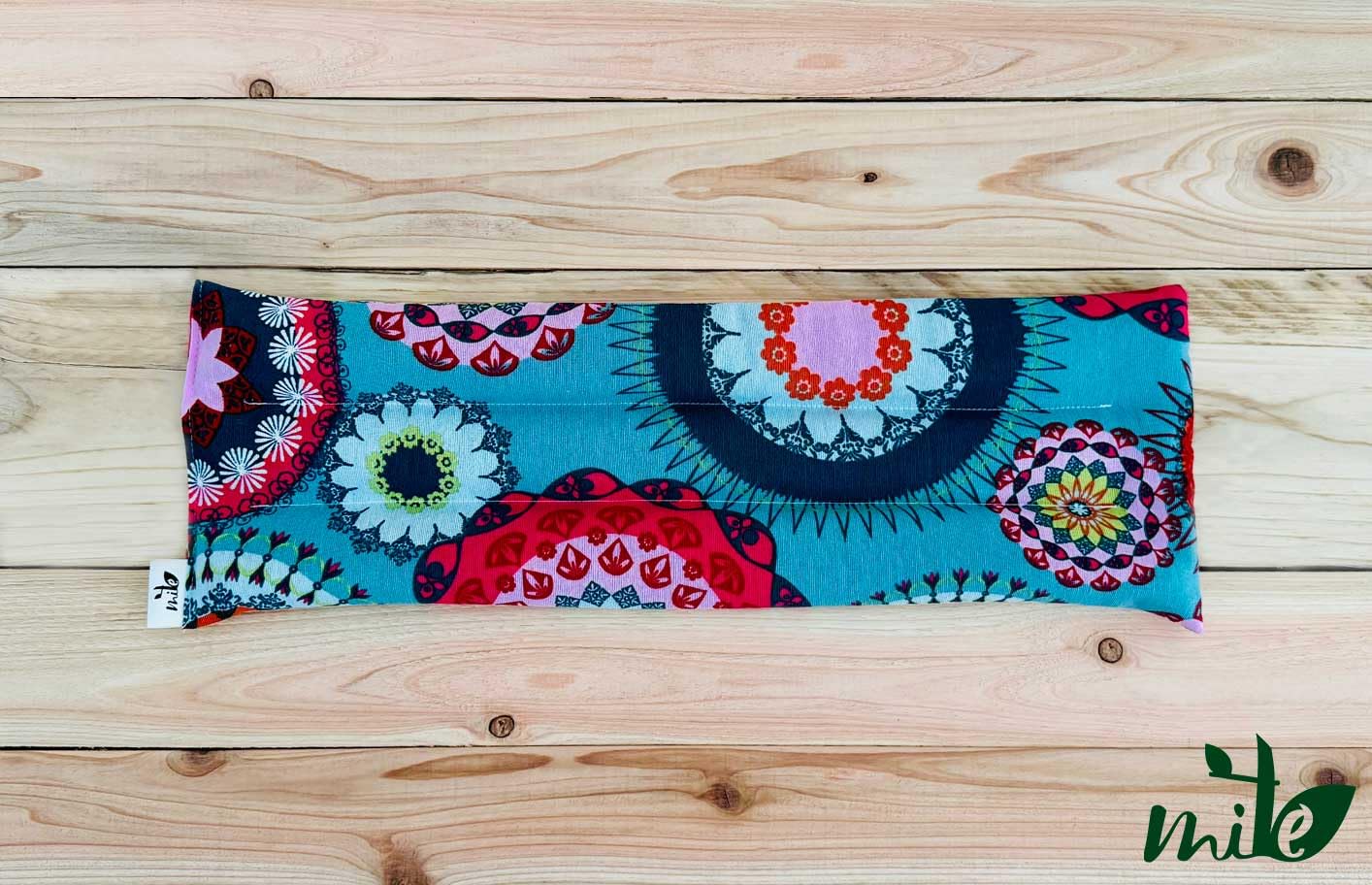 Saco térmico de semillas y hierbas multiusos (47cm x 15cm) Lavanda (Mandala)