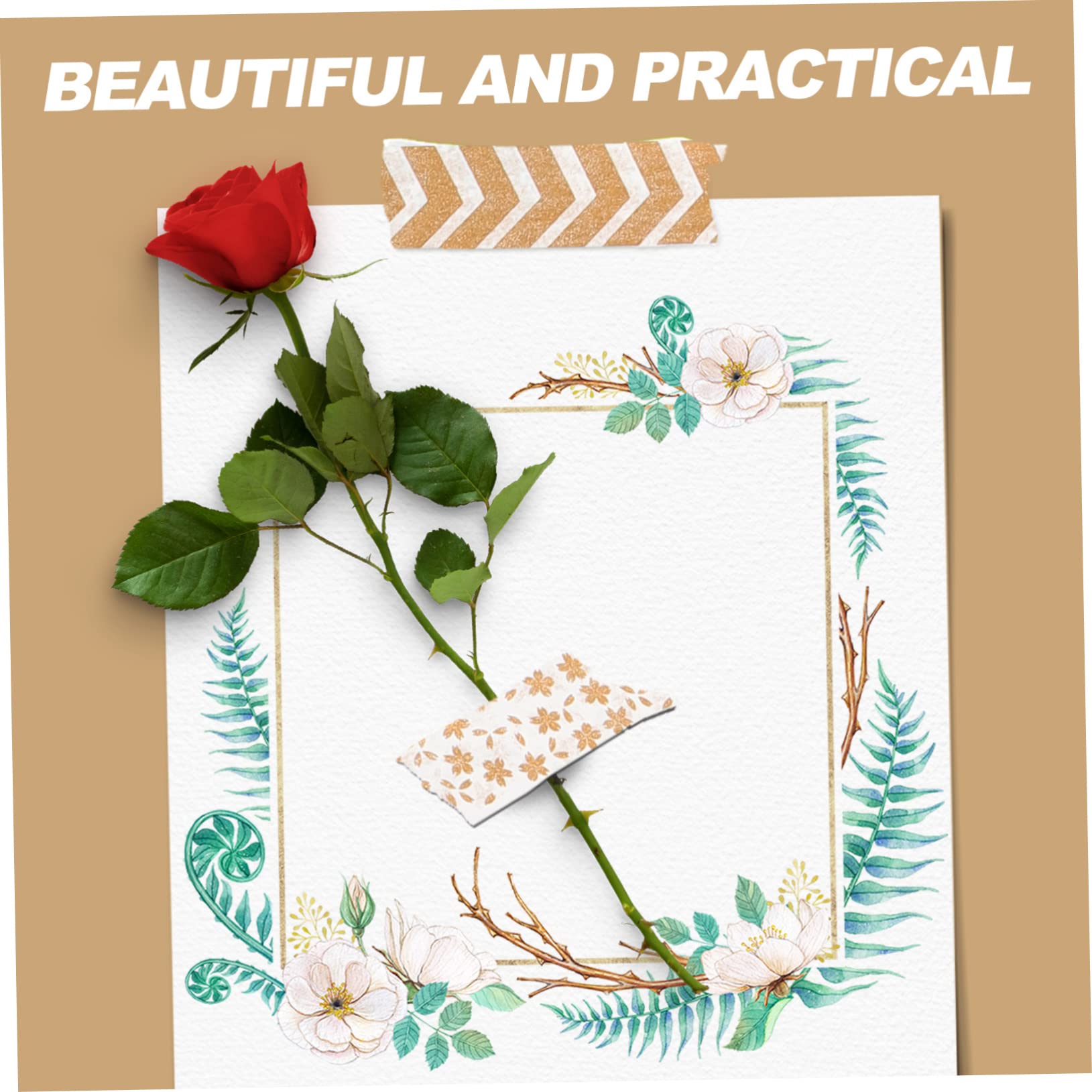 Operitacx 60rotoli Nastro Adesivo Decorativo Carta Washi Con Design Oro Per Scrapbooking Diario e Progetti Fai Da Te Versatile Di Nastri Adesivi Per Decorazioni Creative e Album Fotografici