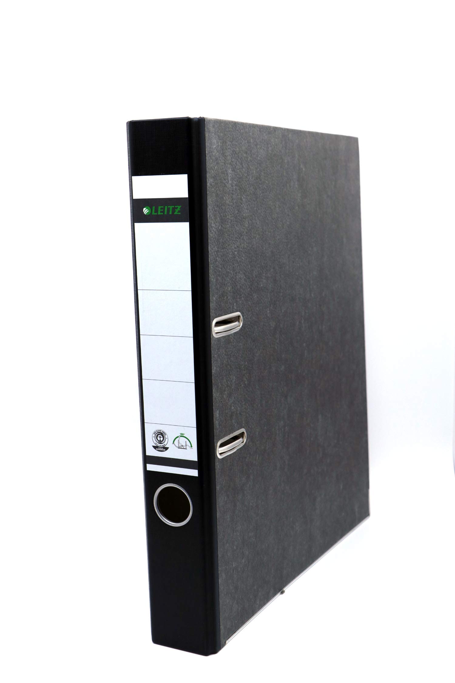 LeitzLever Arch File F/S Narrow Black,Leitz 180 DEGREE Recycle File, WHITE, 1105-1-95