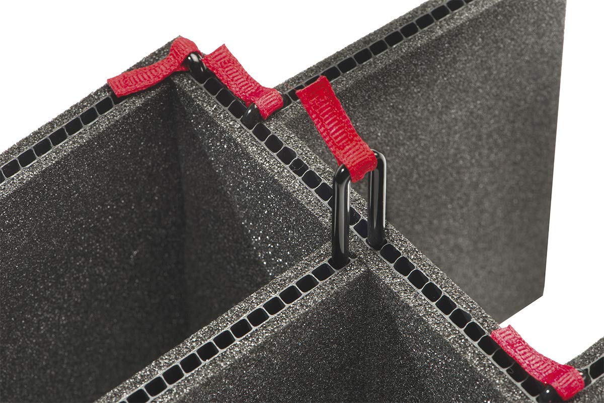 Peli 1485 TrekPak Divider Set, Original Air Case Accessory, Compatible Air 1485, Colour: Black