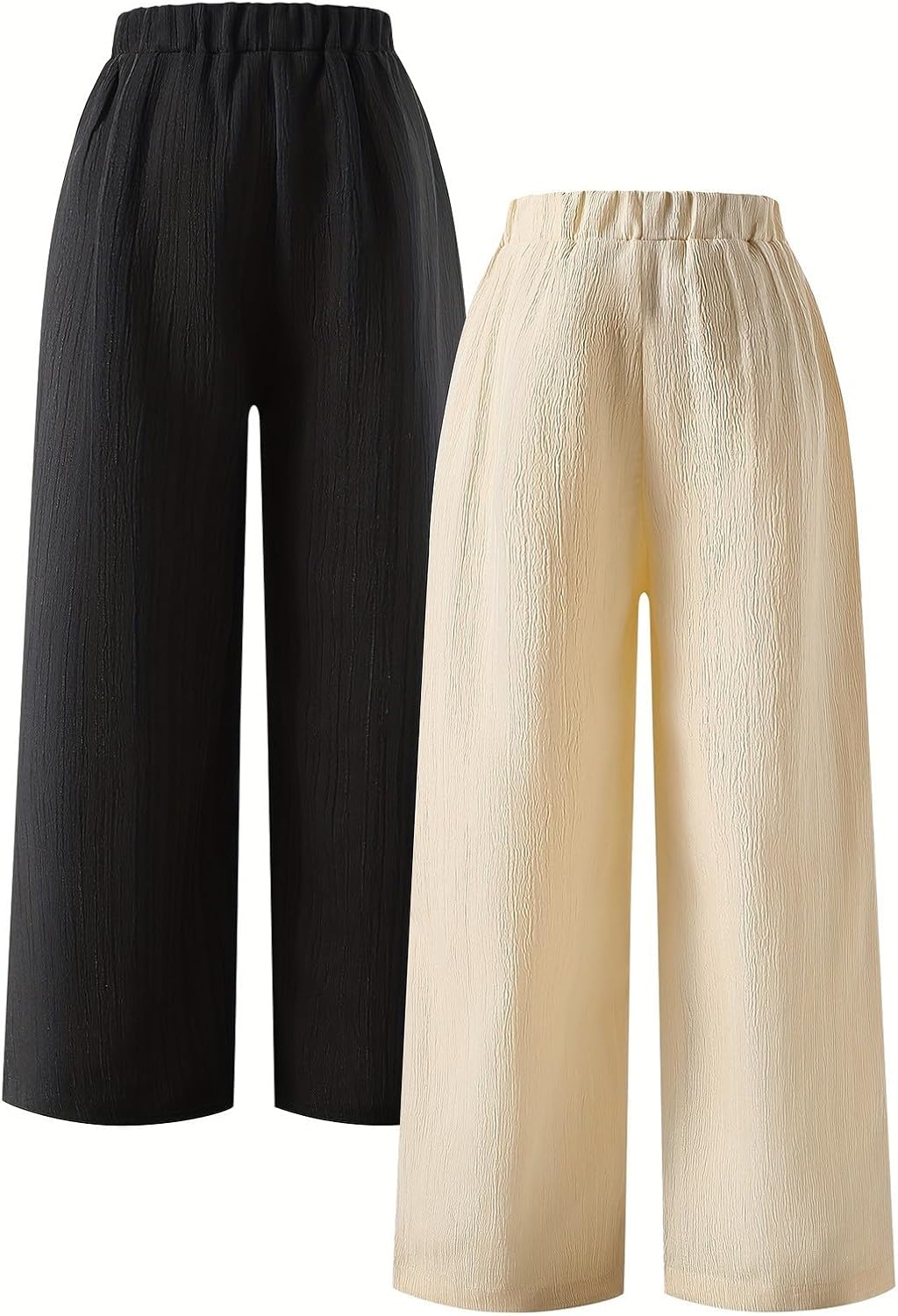 Girls Hiking Cargo Pants Kids Joggers Camping Lightweight Slim Fit High Waisted Pants 8 to 14Y