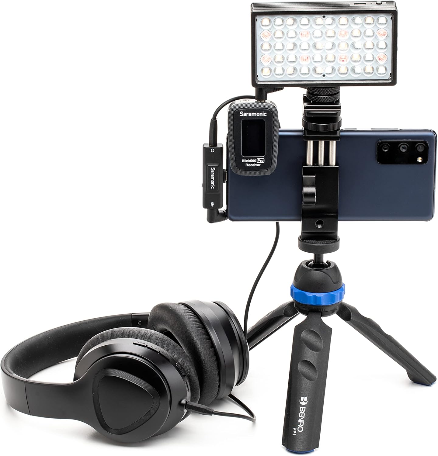 Saramonic SR-EA2U | USB-C Audio Interface with 3.5mm TRS or TRRS Mic Input, 3.5mm Headphone Out & Mute for iPhone 15, Android Devices, Computers, new iPad & much more