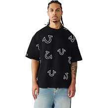 True Religion Mens Ss Hs Print Oversized Tee