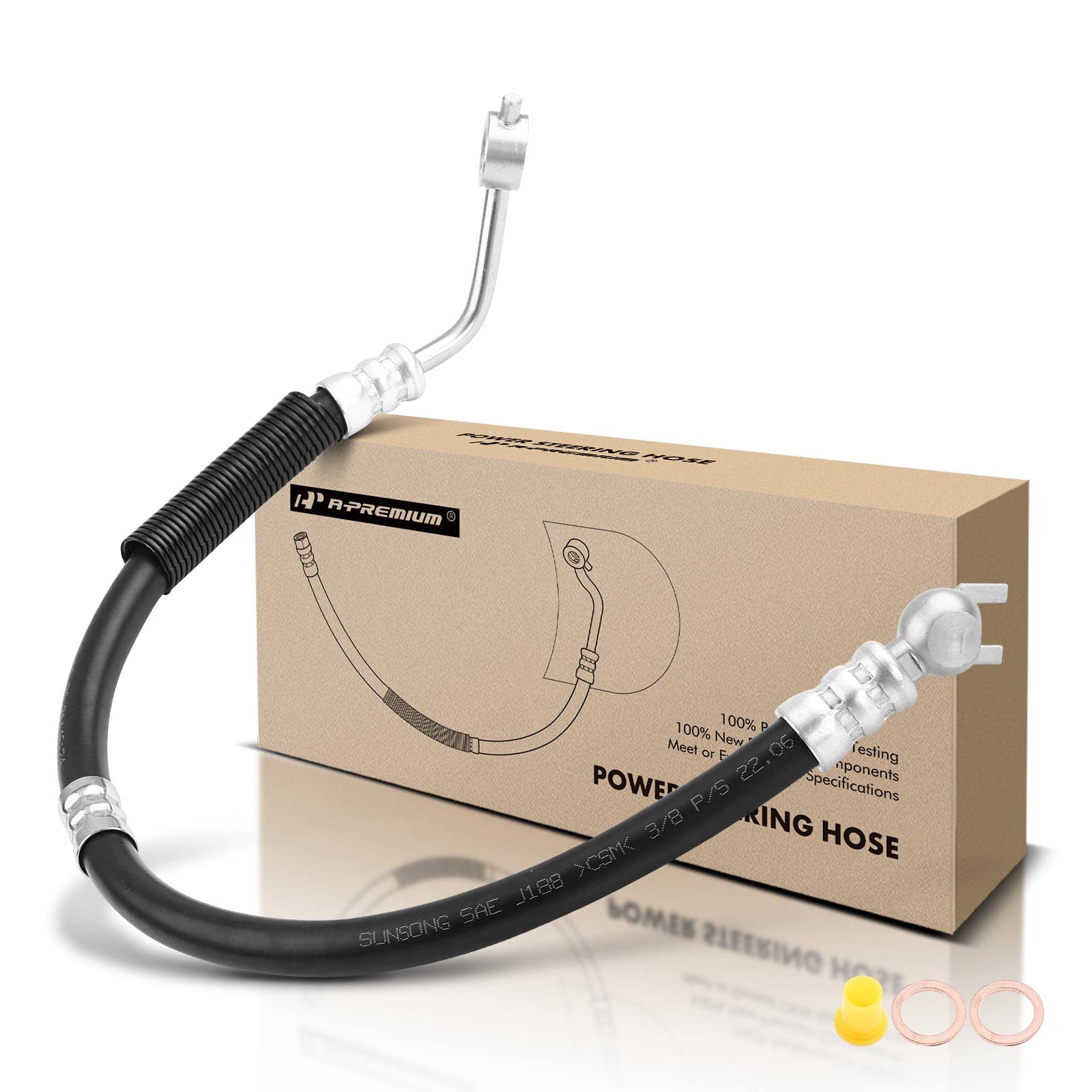 Amazon.com: A-Premium Power Steering Hose Pressure Hose Line  