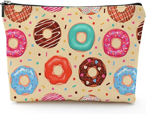 Miniatura 1 de YUMQSEOS Bolsa de maquillaje para mujer, bolsa de maquillaje de viaje, bolsa grande para cosméticos, bolsa con cremallera, bolsas de aseo y