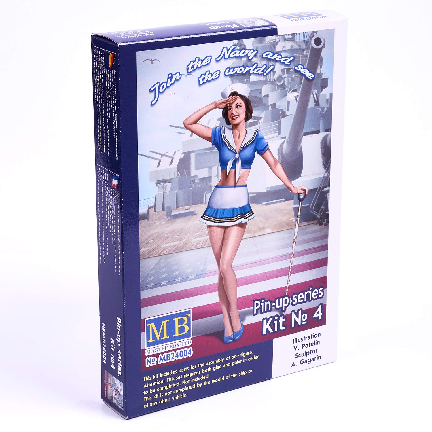 MASTER BOX MB24006 Plastic Figure Kit Scale 1:24 Pin-up Series, Kit U21166
