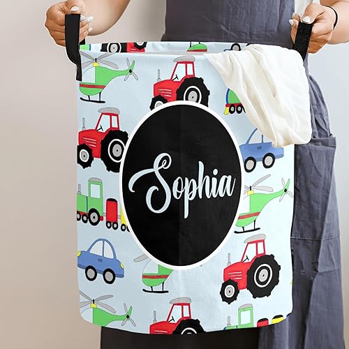 Miniatura 2 de Cesta de lavandería de tren personalizada con asas plegable cesta de almacenamiento plegable para sala de estar, oficina, baño, dormitorio