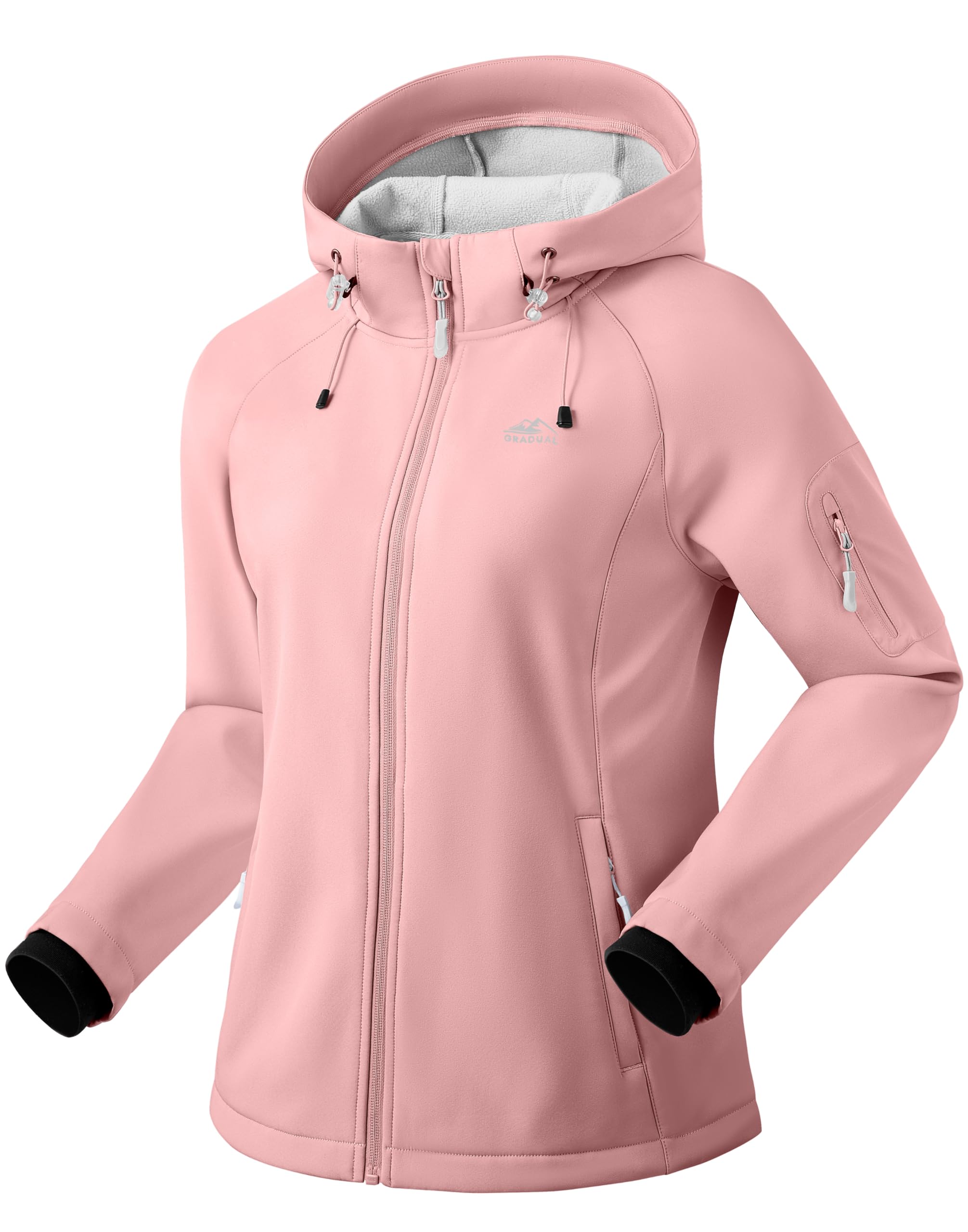 G Gradual Women's Fleece Lined Softshell Jacket