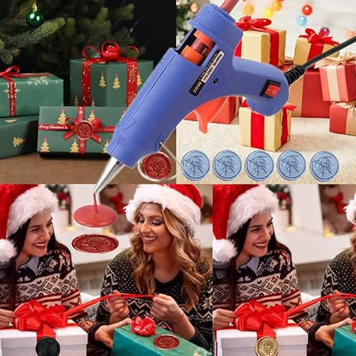 Miniatura 7 de ONWISE - Varillas de sellado de cera blanca perla, 20 varillas de sellado de cera para pistola de pegamento de 0.43 pulgadas, ideal para sello de