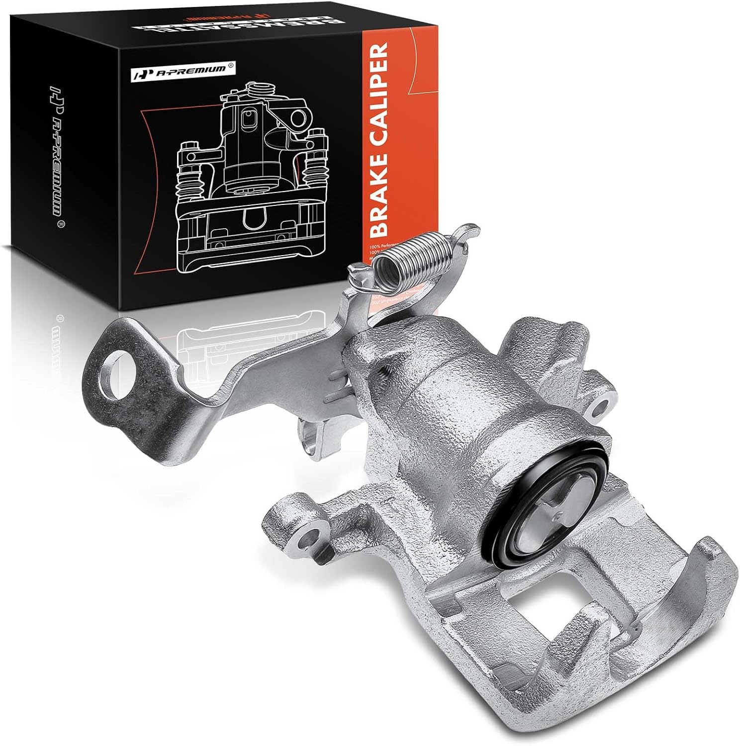 A-Premium Disc Brake Caliper Assembly Without Bracket Compatible with Select Mazda Models - 6 2014-2015, L4 2.5L - Rear Right Passenger Side