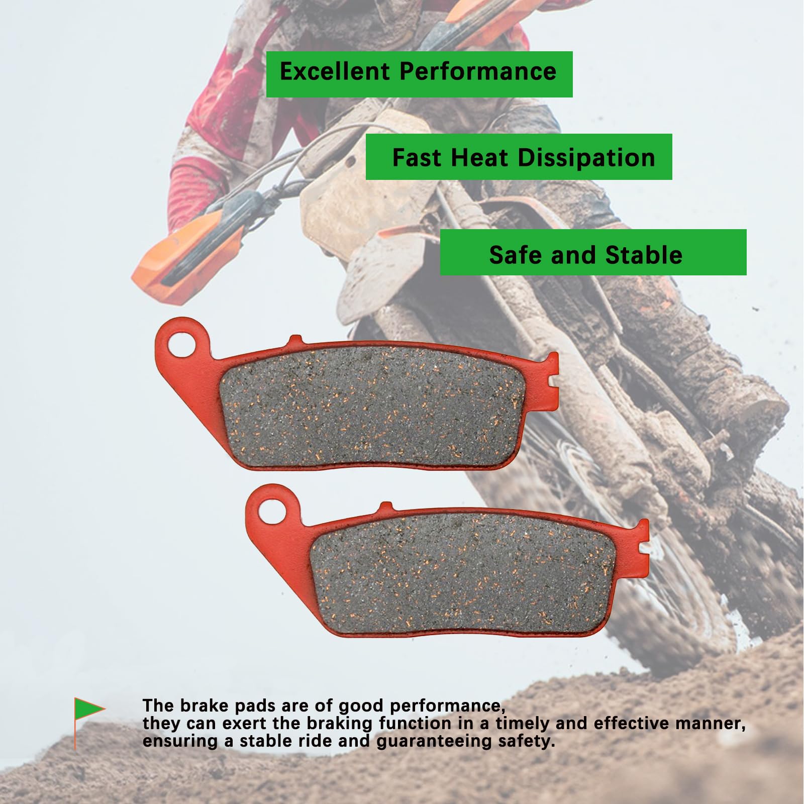 Plaquettes De Frein Arrière Céramique Pour Honda CB600F Hornet, CBF 600/1000 Et Kawasaki Ninja 650
