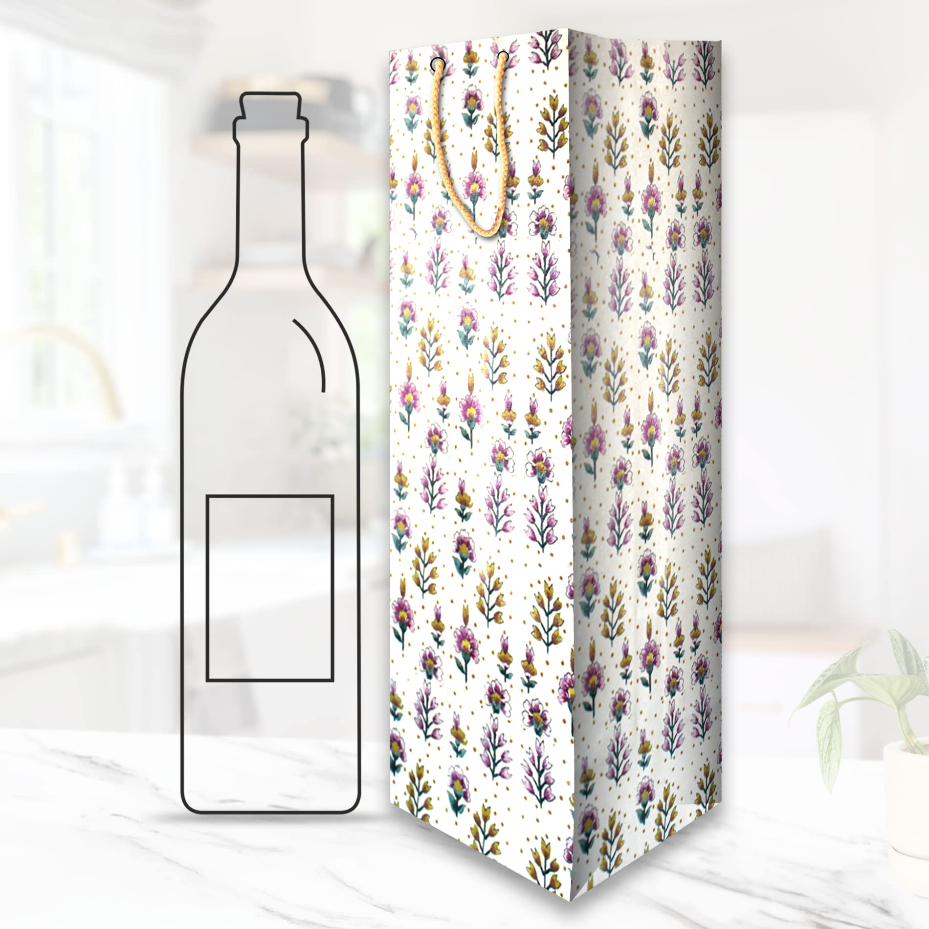 See full amazon price history chart for Home Genie Handmade Painted Bootas Wine Bag | Wine Envelope | Wine Bottle Bags for Return Gifting, Birthday, Presents & Other Occasion (Pack of 5) - 11(L) X 11 (B) X 40 (H) Home Genie Handmade Painted Bootas Wine Bag | Wine Envelope | Wine Bottle Bags for Return Gifting, Birthday, Presents & Other Occasion (Pack of 5) - 11(L) X 11 (B) X 40 (H) (B09SHS974B) Amazon Price History, Amazon Price Tracker