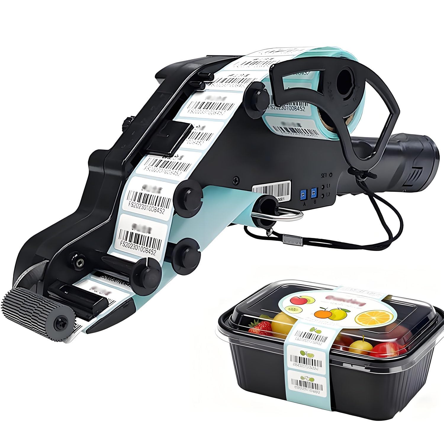 Distributore Manuale Etichette con sensore per Piatto/Curvo 40mm