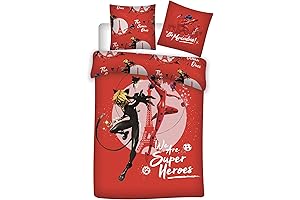 Miraculous Ladybug Single Duvet Cover for Kids