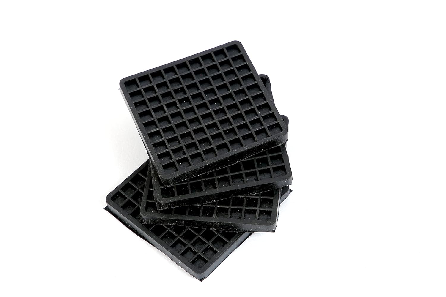 BRW Rubber Anti Vibration Pad (Pack of 4) - Black 10 mm x 100 mm x 100 mm BRW Rubber Anti Vibration Pad (Pack of 4) - Black 10 mm x 100 mm x 100 mm