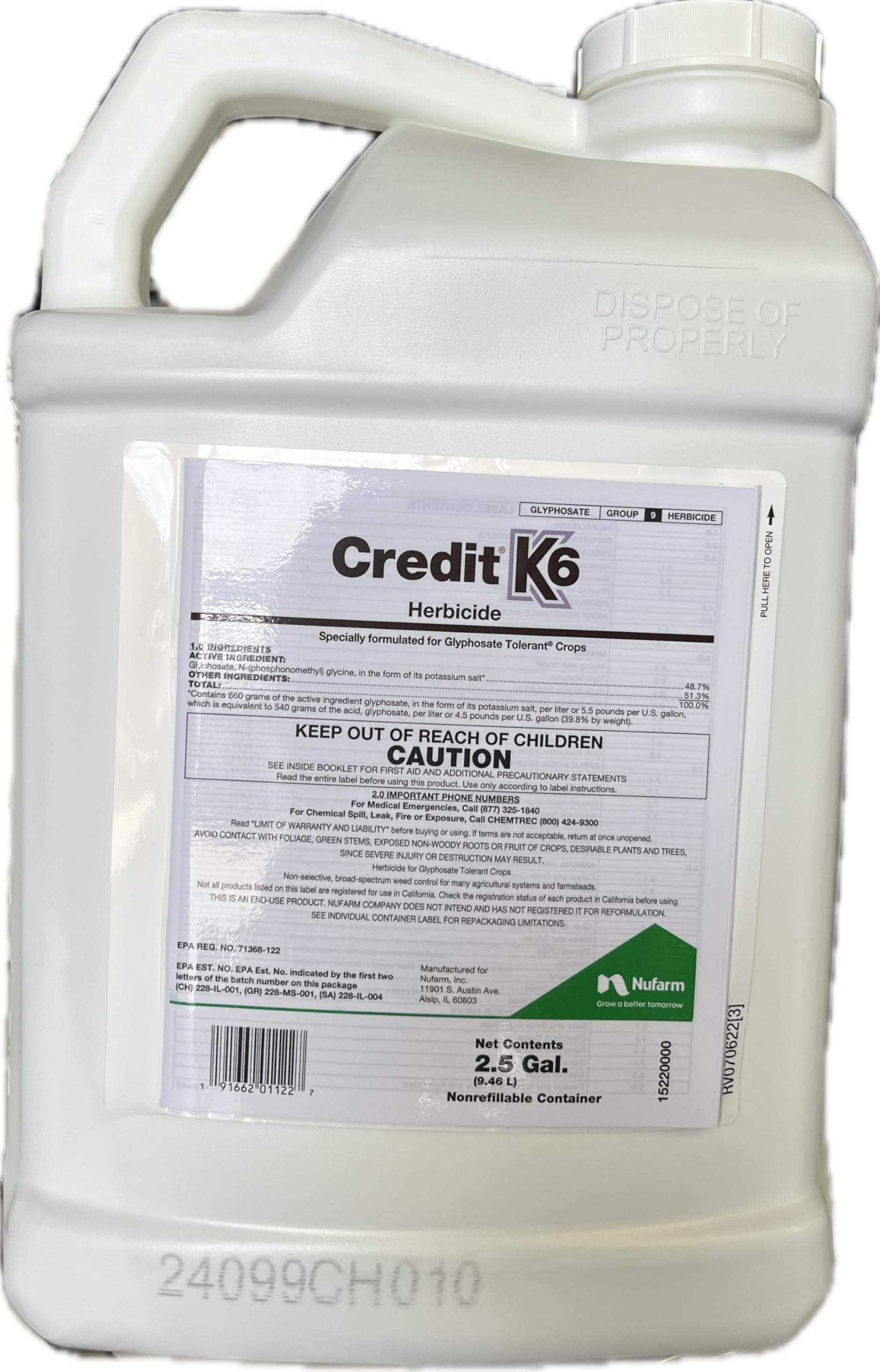 Amazon.com: Credit K6 Post-Emergent, Systemic Herbicide