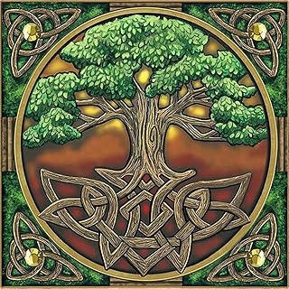 Tree Stamped Cross Stitch Kits, Counted Cross Stitch Kits for Adults Beginners,Arts and Crafts Embroidery Kits,Full Range of Cross-Stitch Stamped Kits Needlecrafts for Home Wall Decor 11.7X11.7 inch