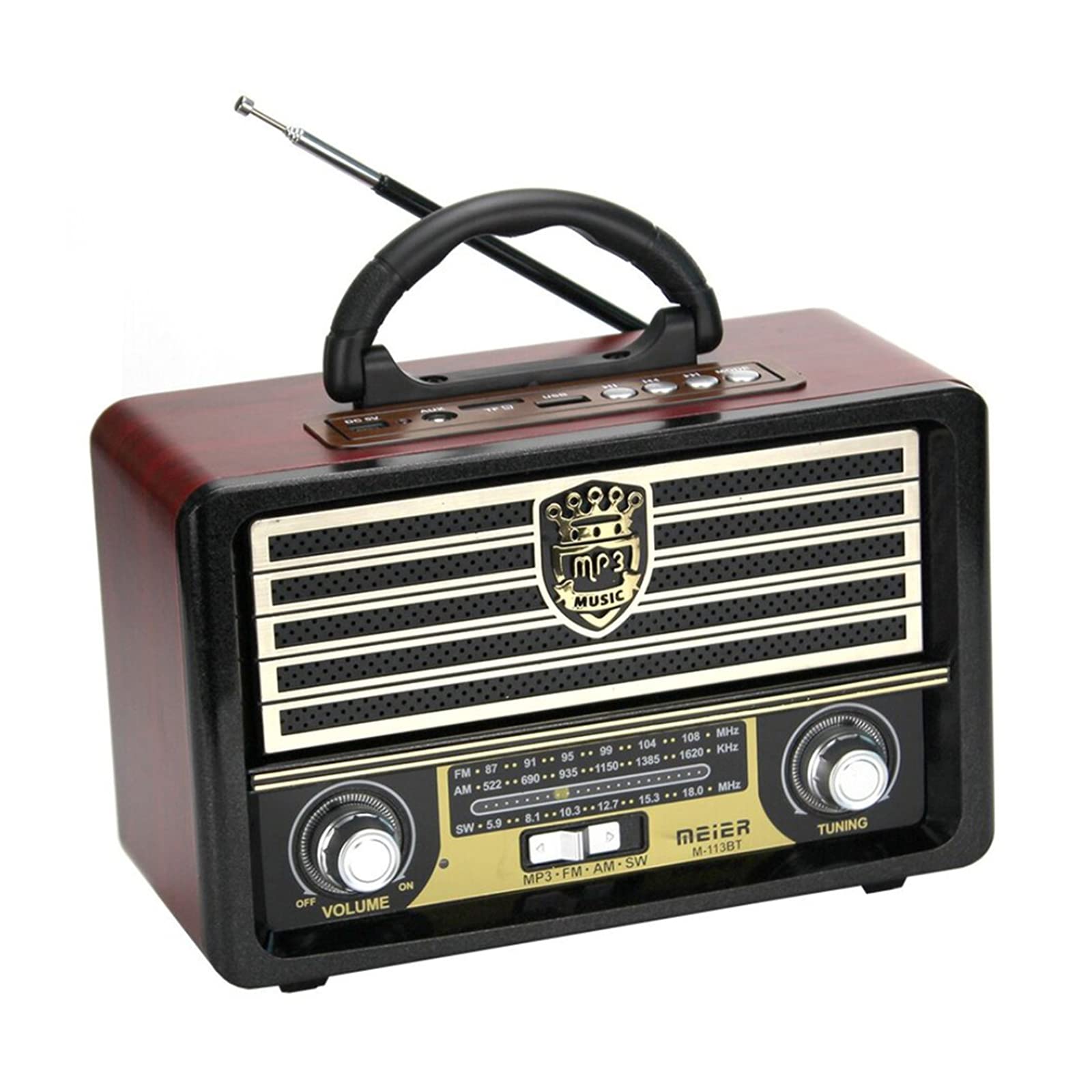 Denver DAB Radio CD Speler - Retro Radio - Bluetooth - 20 Denver DAB Radio CD Speler - Retro Radio - Bluetooth - 20