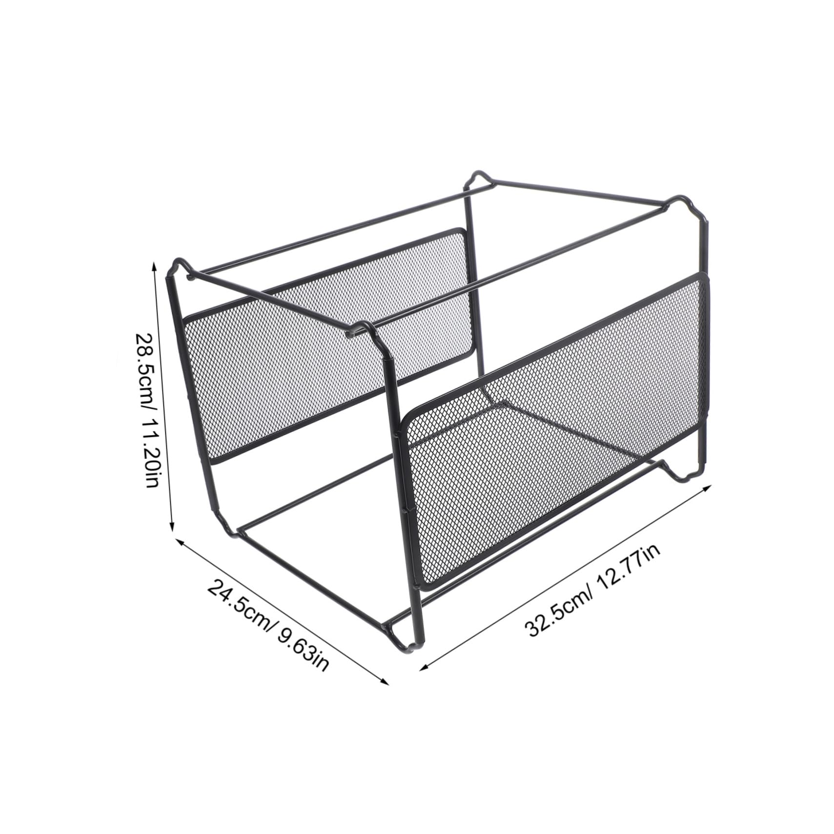 Artibetter Mesh File Organizer for Desktop File Rack Multi-Functional Document Holder Stylish Design for Office Home Classroom and Library Use