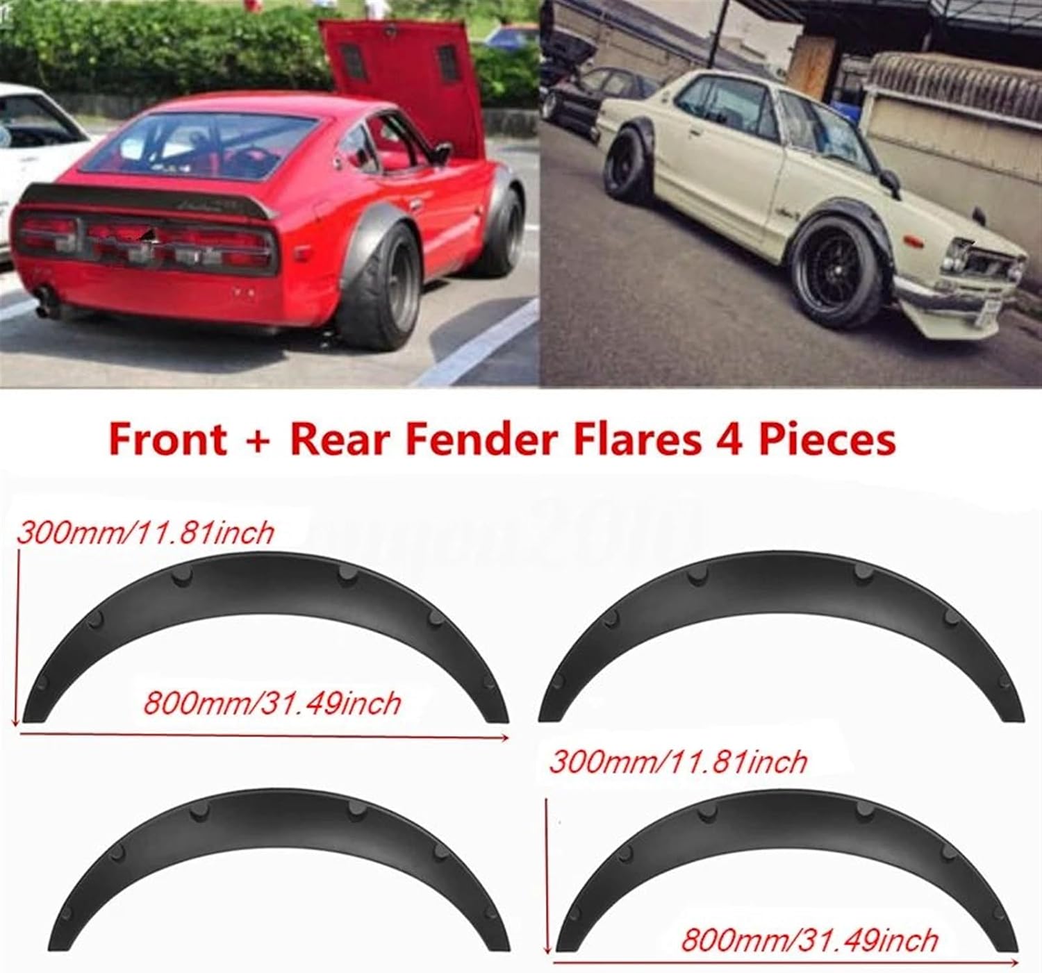 スプラッシュ 【カーアクセサリーバックミラーキャップウイングサイドミラーカバー】 マッドフラップ ユニバーサル車のホイールアーチフェンダーフレアカバートリムマッドガード保護リップアンチスクラッチストリ