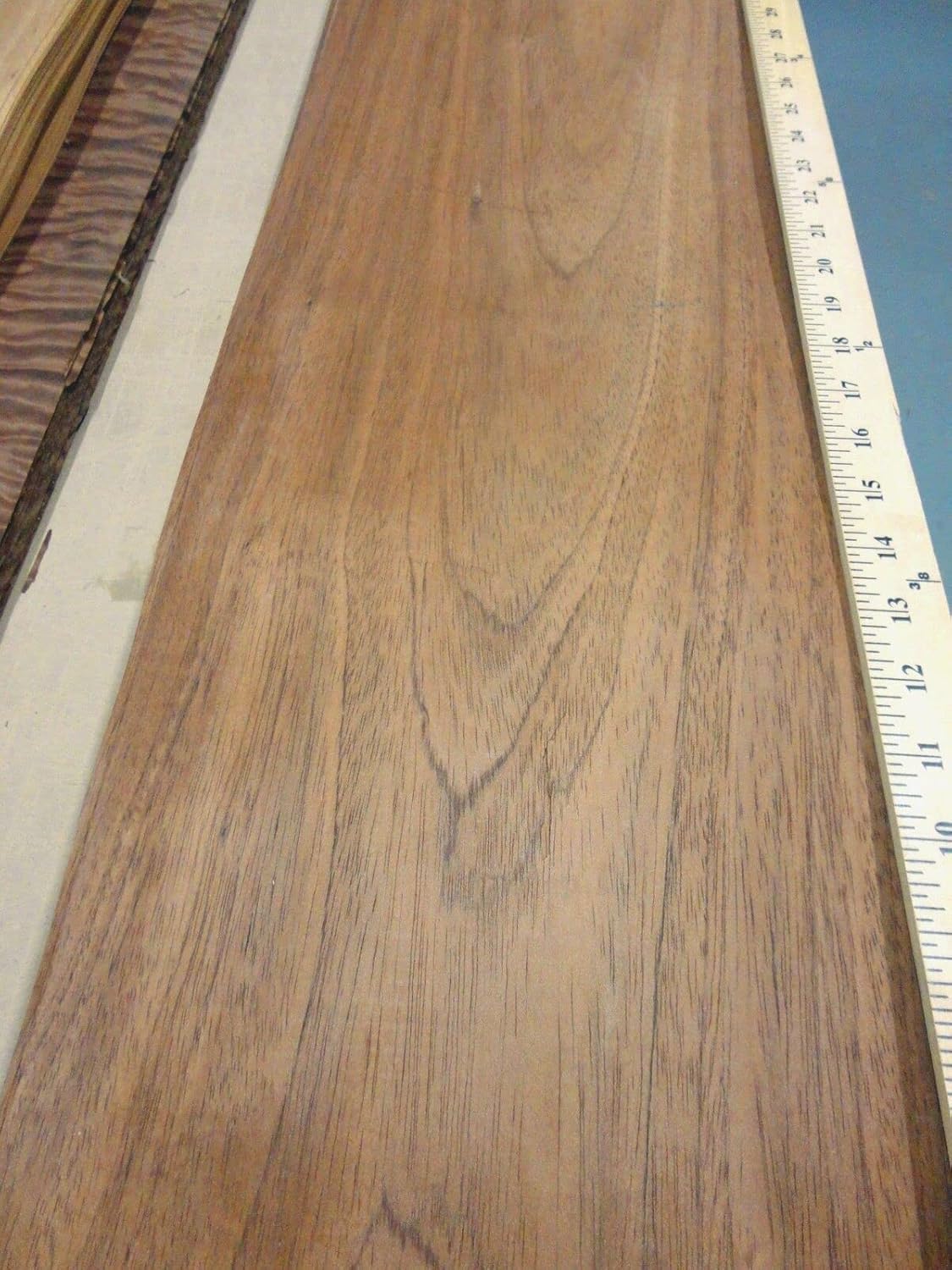 Etimoe African Wood Veneer Sheet 10" x 100" raw no Backing 1/42" Thickness AA