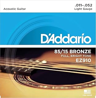 Bronze Acoustic Guitar Strings_(.010-.050_Light Gauge)85/15 FULL BRIGHT TONE_Stainless Steel Material (2)