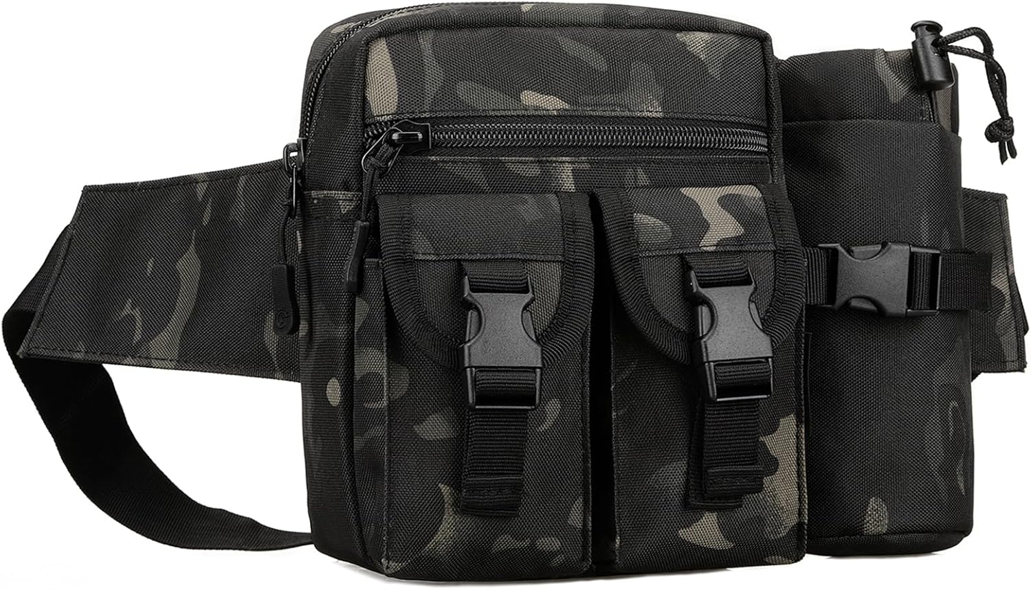 Marsupio Huntvp con portaborraccia per uomo Sport militare per trekking ciclismo escursionismo campeggio viaggi