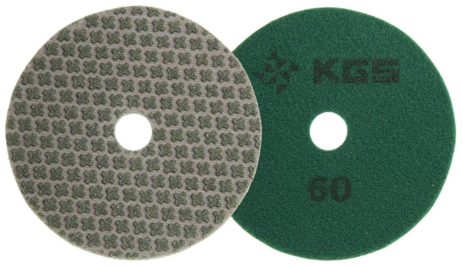 7 Disques Polissage Diamanté à Sec Ø100x15mm KGS Swiflex XX Grain 60 à 3000