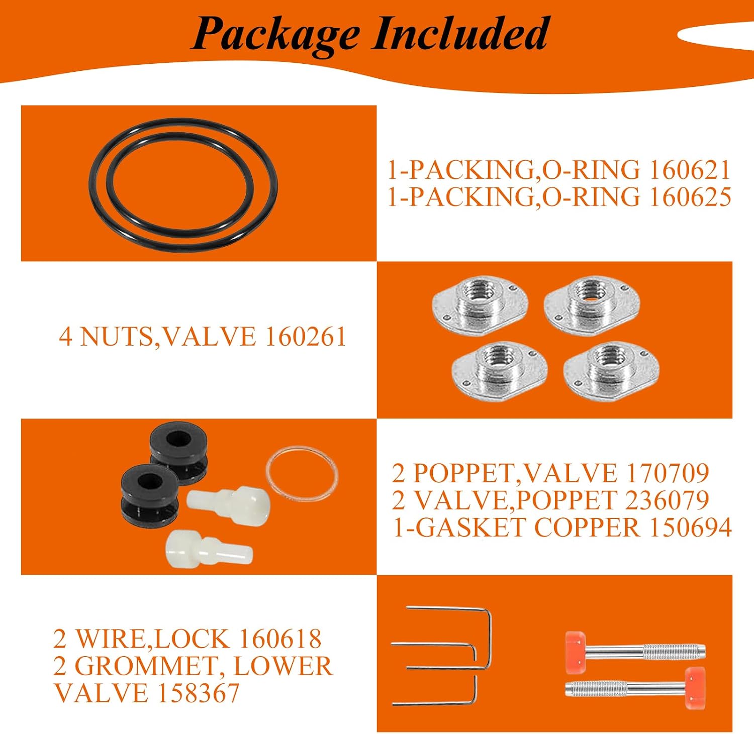 206728 Air Motor Repair kit Rebuild Kit Fits for Graco Fireball and for Monark Air Motors