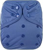 Vista 14 de OsoCozy Fundas de pañales de tela de talla única: ajuste a presión ajustable y refuerzos de doble pierna para bebés niños y niñas de 8 a 35 libras.