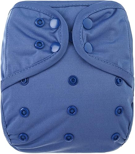 OsoCozy Fundas de pañales de tela reutilizables de talla única, ajuste a presión ajustable y refuerzos de doble pierna. Se adapta a bebés de 8 a 35