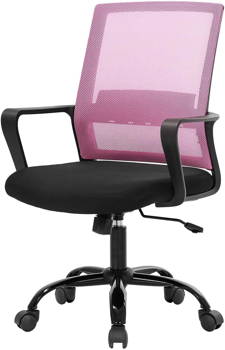XXkseh Office Chair Ergonomic Desk Chair Mid Back Mesh Computer Chair- Executive Office Chair Rolling Swivel Adjustable Stool