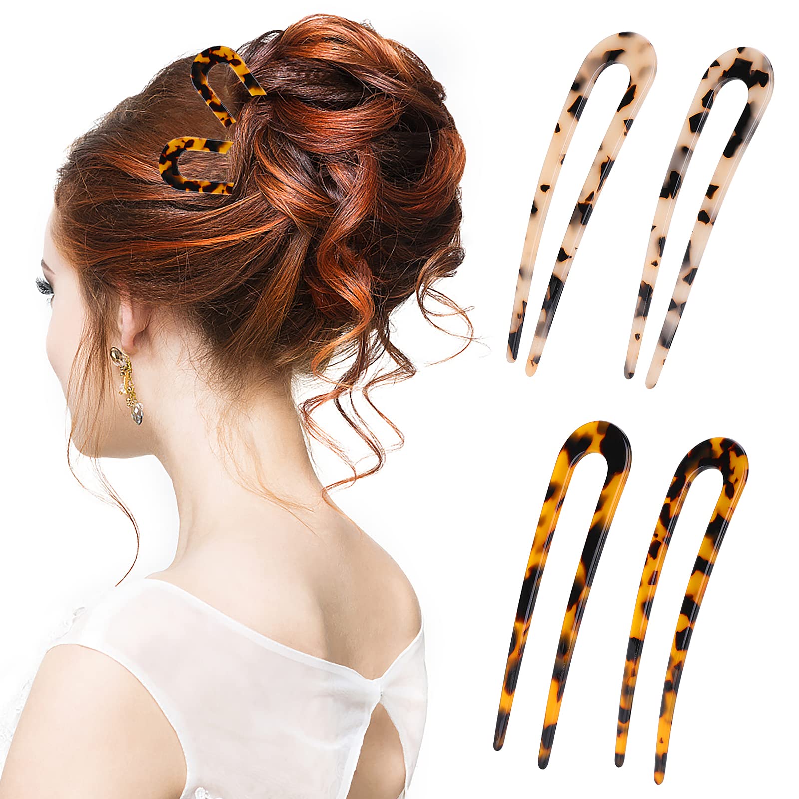 TSB Fura No.1 Forcine Per Capelli Professionali In Bronzo - 3 Pezzi, 8,3 Cm, Tenuta Forte, Stile Vintage