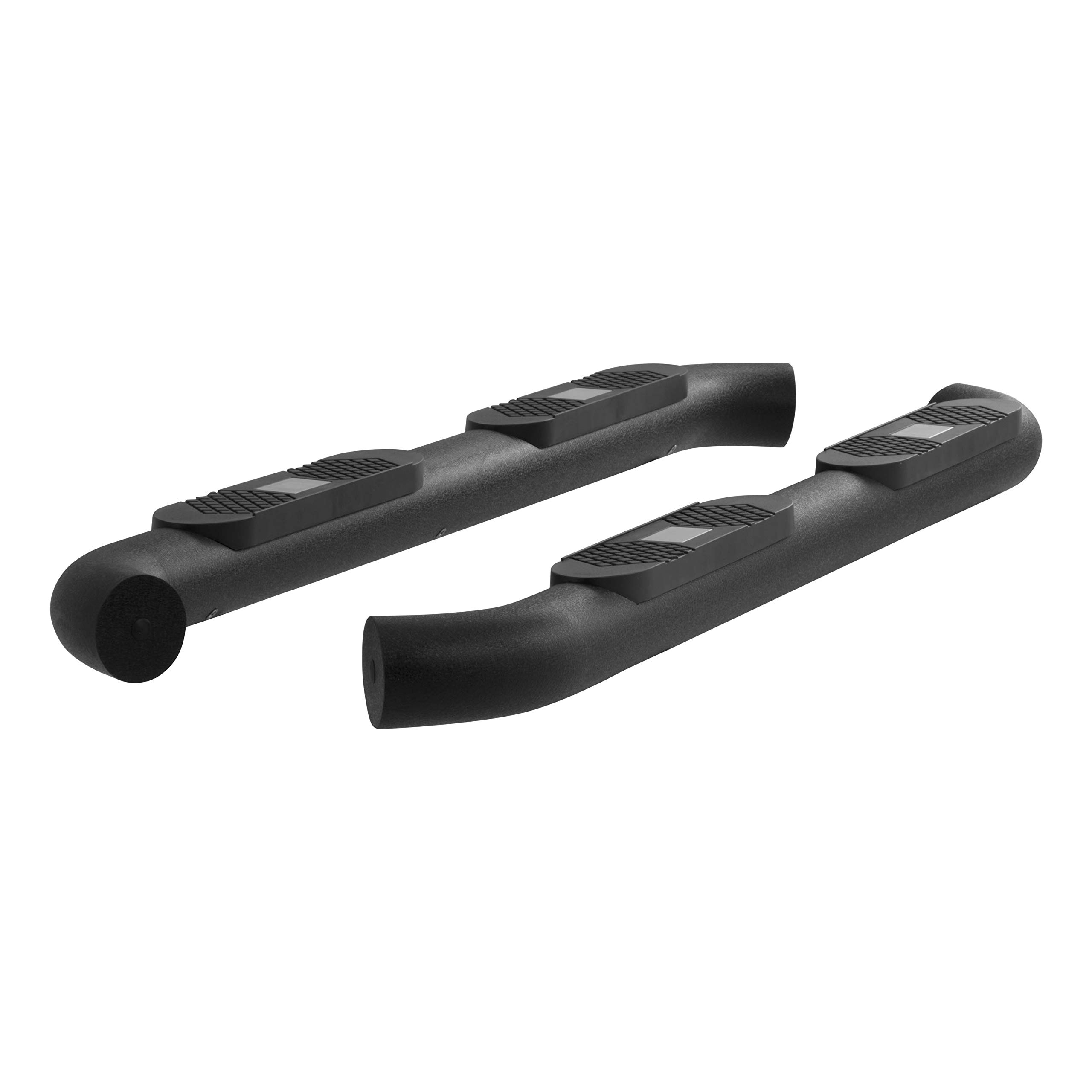 ARIES AL234046 Big Step 4-Inch Round Black Aluminum Nerf Bars