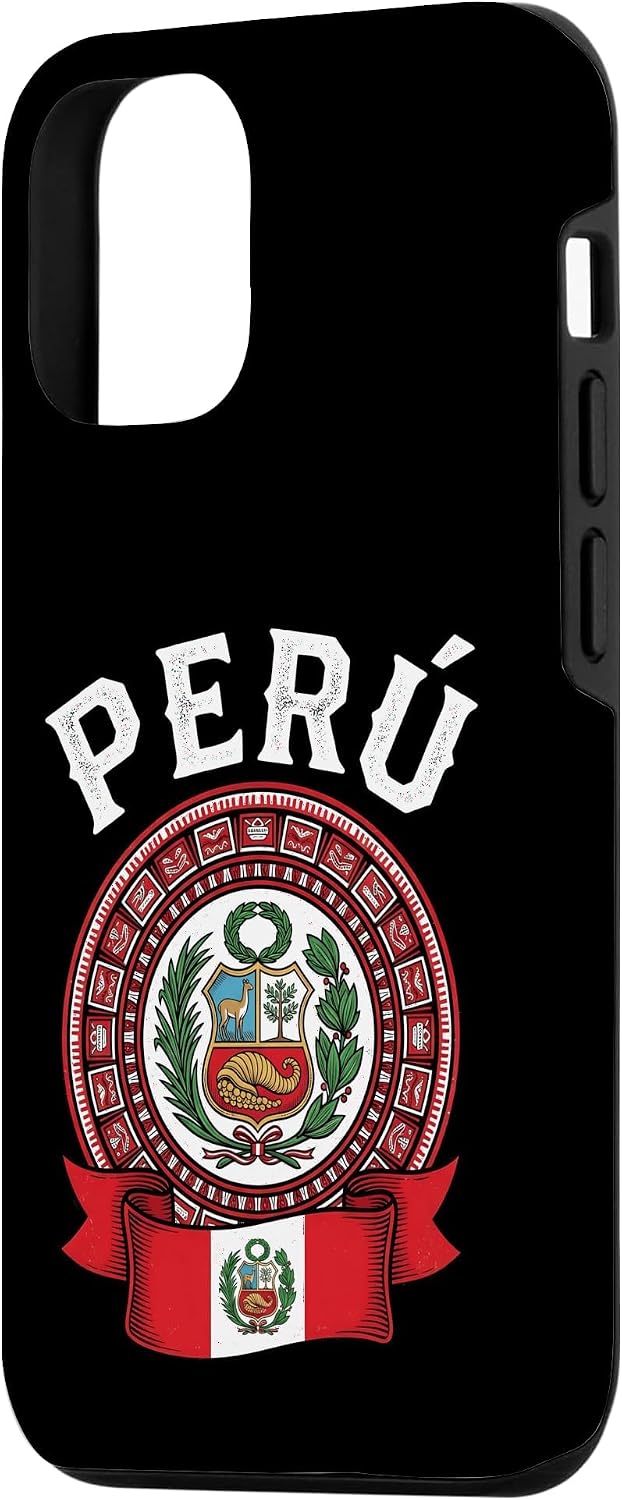 Peru Heritage National Flag Andean Pattern Ring Case for iPhone 12/12 Pro image 2