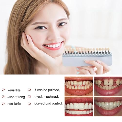 Miniatura 2 de Kits de reparación de dientes falsos para llenar los dientes rotos y huecos que faltan - Kits de reemplazo de dientes falsos y cuentas térmicas