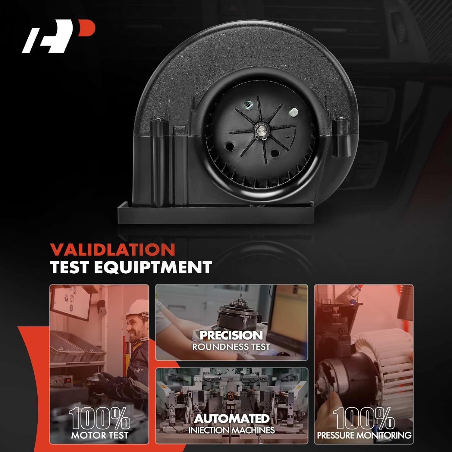 A-Premium Front HVAC Heater Blower Motor and Resistor Compatible with Heavy Duty Bus 006-B40-22