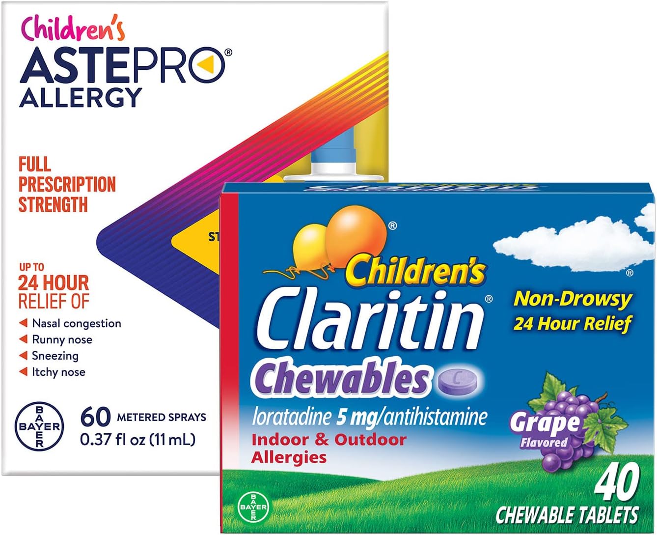 Astepro Children's Claritin Powerful 24hr kids allergy