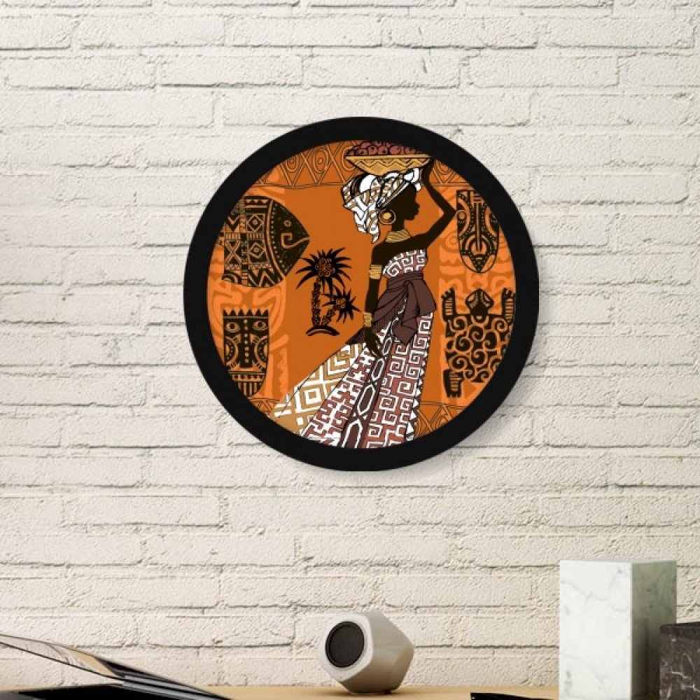 Tableau femme noire déco salon moderne et élégante par DIYthinker