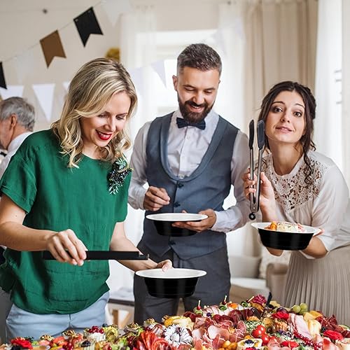 Miniatura 6 de 80 cuencos de plástico desechables de 23 onzas, cuencos de plástico para servir, suministros de fiesta para bodas, picnics, cumpleaños, sopa,