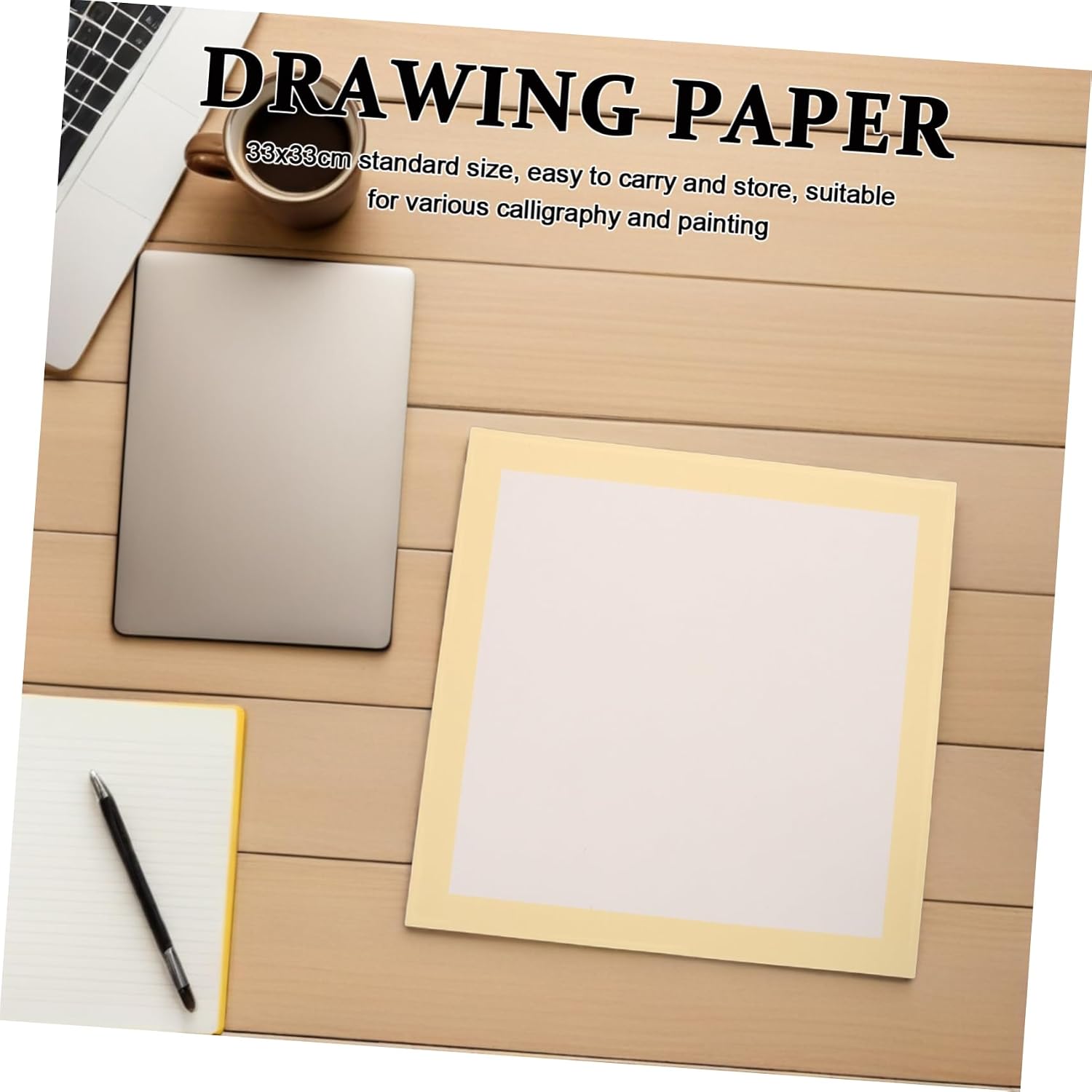 SHINEOFI 30 Sheets Thickened Xuan Calligraphy Paper for Painting and Ink Writing Semi-ripe Rice Paper with Balanced Texture for Brush Drawing Practice and Artistic Expression