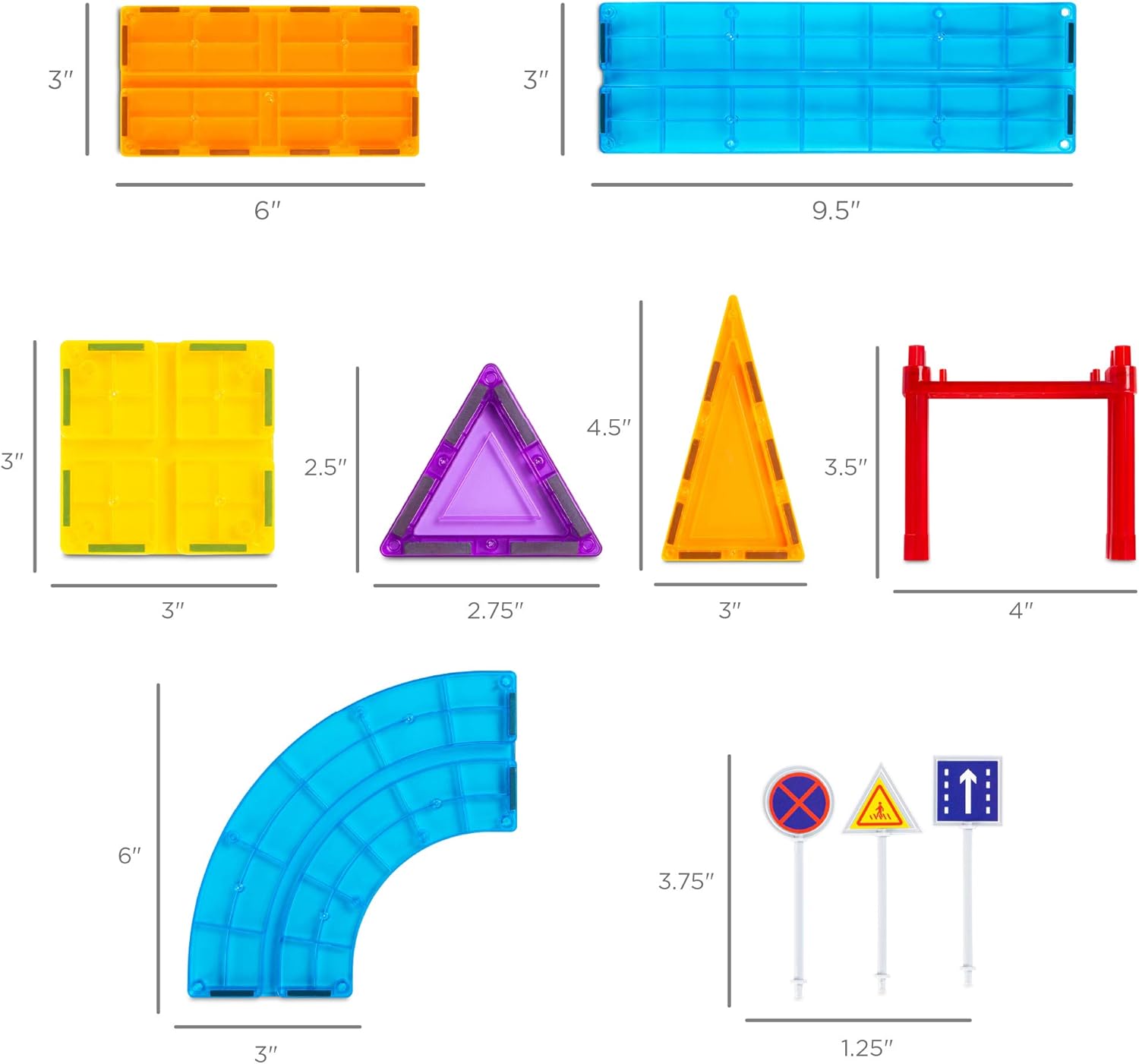 80% Off Discount Best Choice Products 105-Piece Kids Magnetic Building Tiles Set, Racetrack Construction Blocks Educational STEM DIY Toy Playset for Learning, Motor Skill Training w/Light Up Car