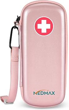 MEDMAX Epipen Medical Carrying Case Hard Shell EVA Travel Organizer Bag