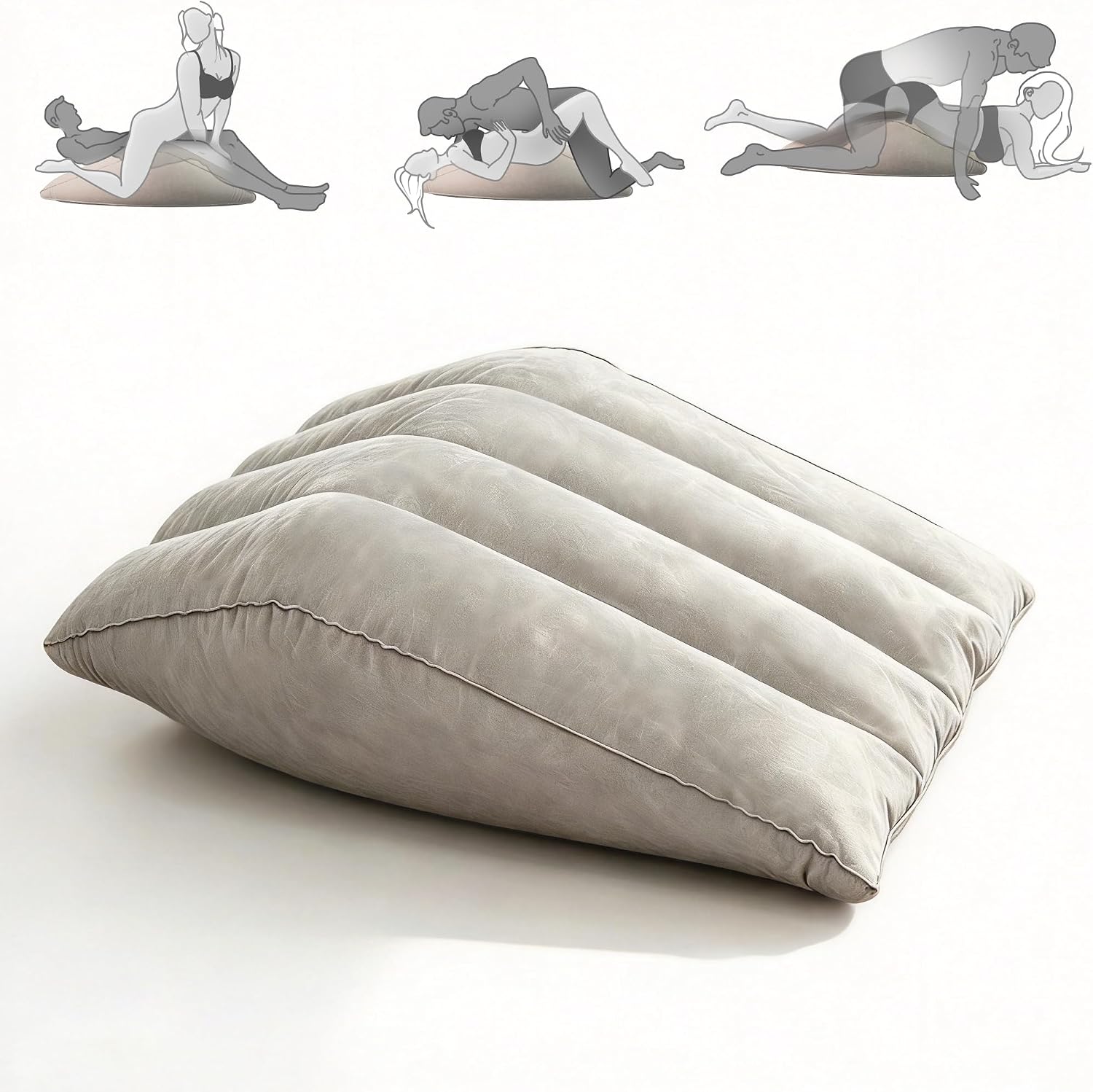 Sex Pillow for Position Support, Triangle Inflatable Cushion Furniture