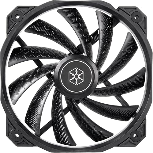 Miniatura 4 de SilverStone Technology Shark Force 160 Ventilador PWM mejorado de 6.299 in (con orificios de montaje de 5.512 in) SST-SF160B