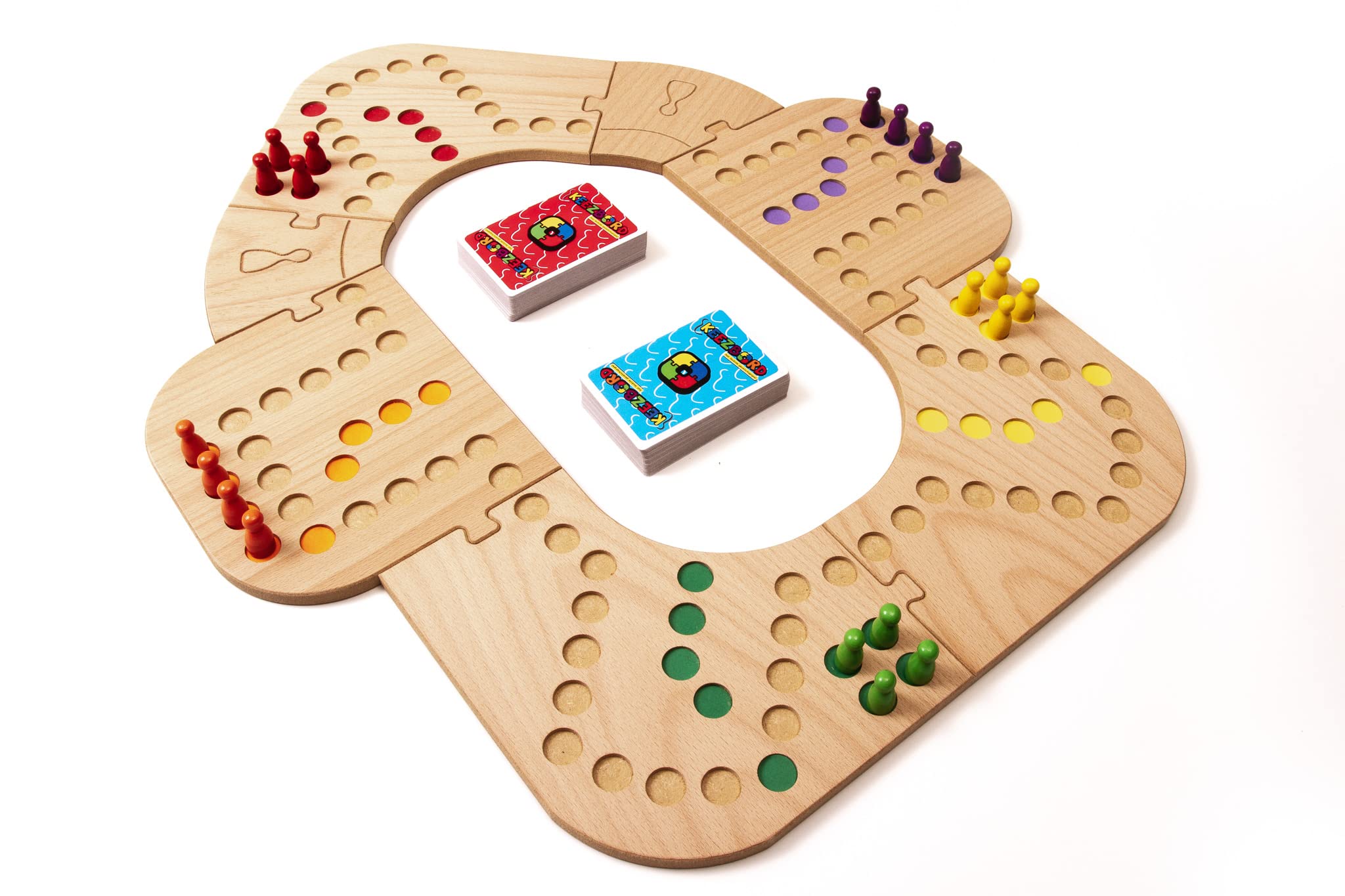 Hölzernes Totalbox 2,3,4,5,6,7 und 8 sp. keezenspiel - tokkenspiel - keezen