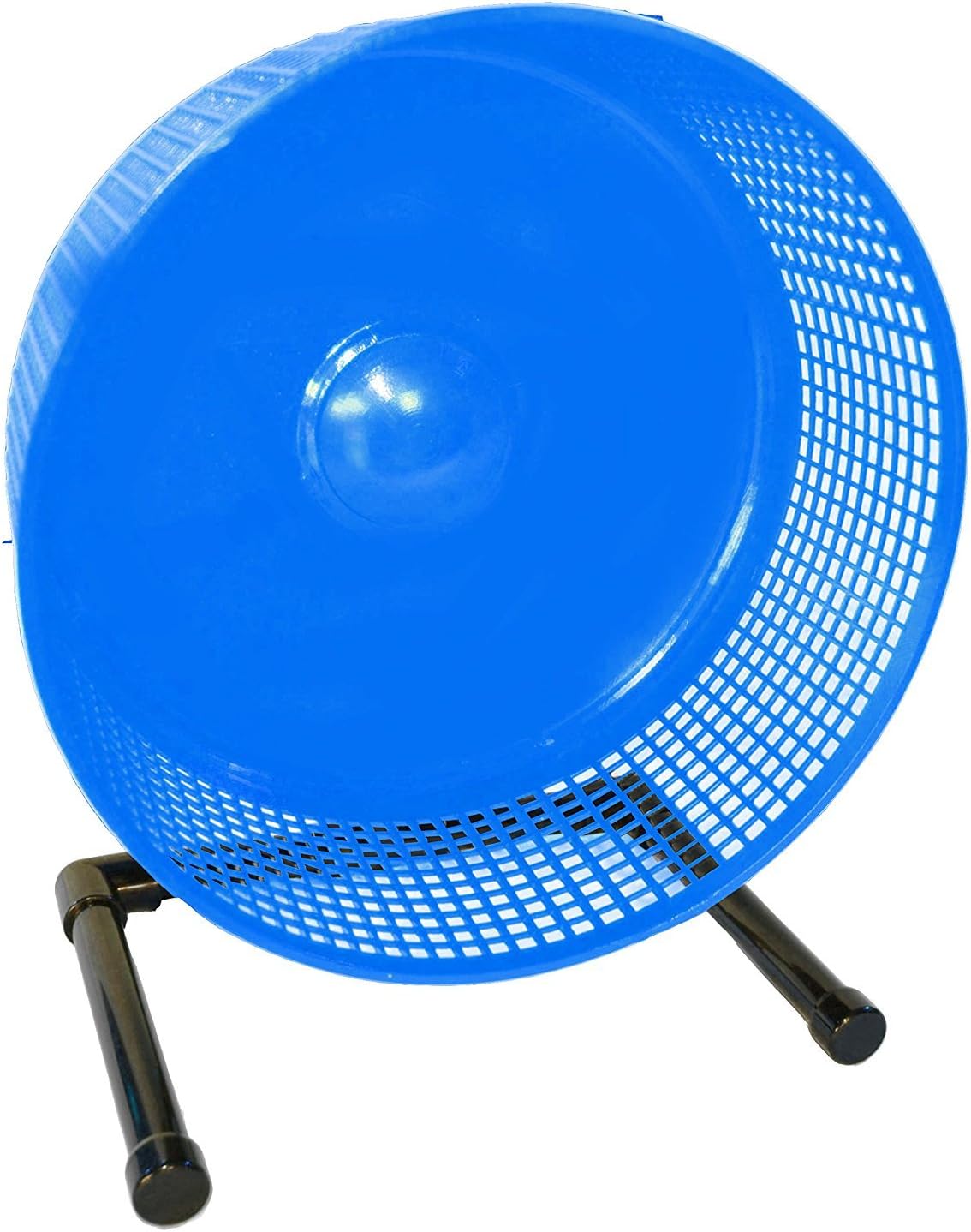 Sugar Glider Wheel--12 inch Freedom Stealth Wheel, Blue with Stand, also Great Pet Exercise Wheel for Rats