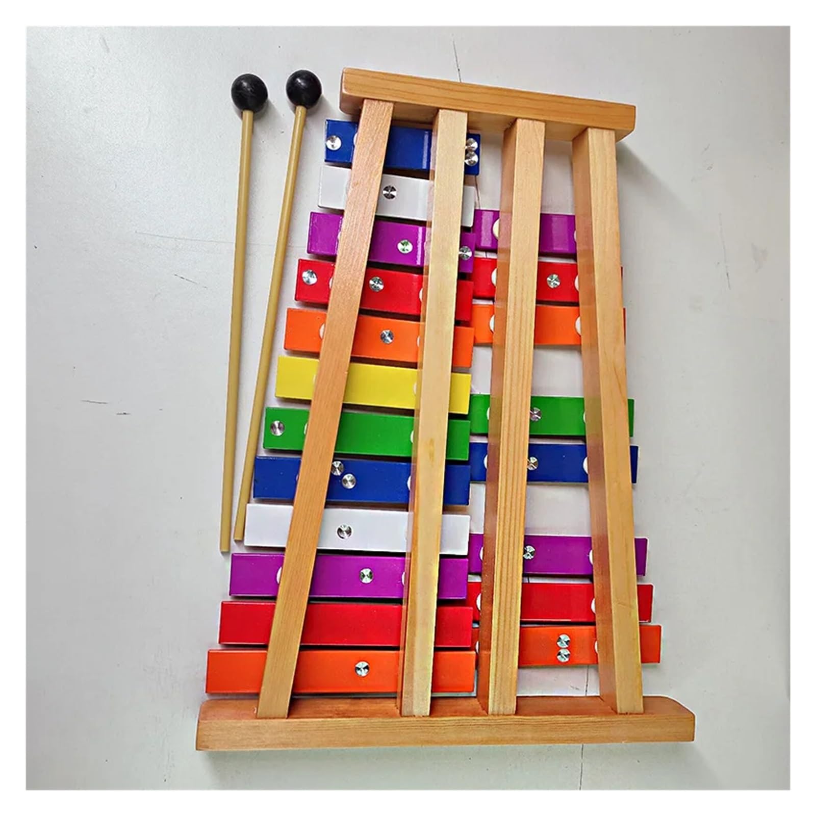 Xylophone, 20 Tones | Strumento con base in legno e pezzi in alluminio