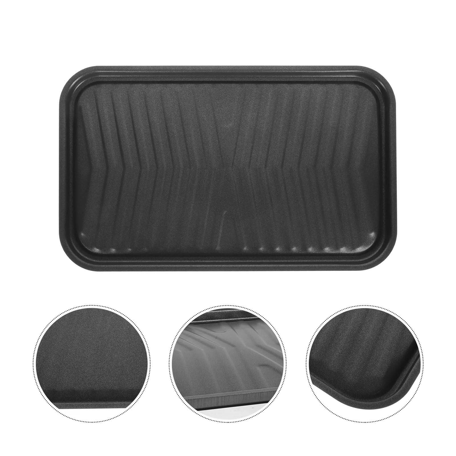 Bandeja de Horno Sartén for Parrilla de Barbacoa, sartén Antiadherente for freír por inducción, Bandeja for Hornear Teppanyaki, Bandeja for Pizza, asado