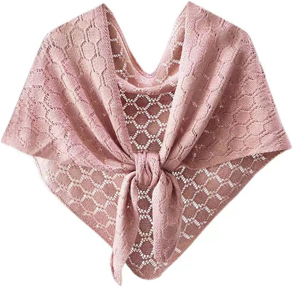 Women's Shawl Hollow Knitted Poncho Cape Scarf Pashmina Shawls